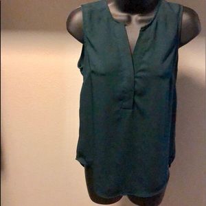Short sleeve green blouse